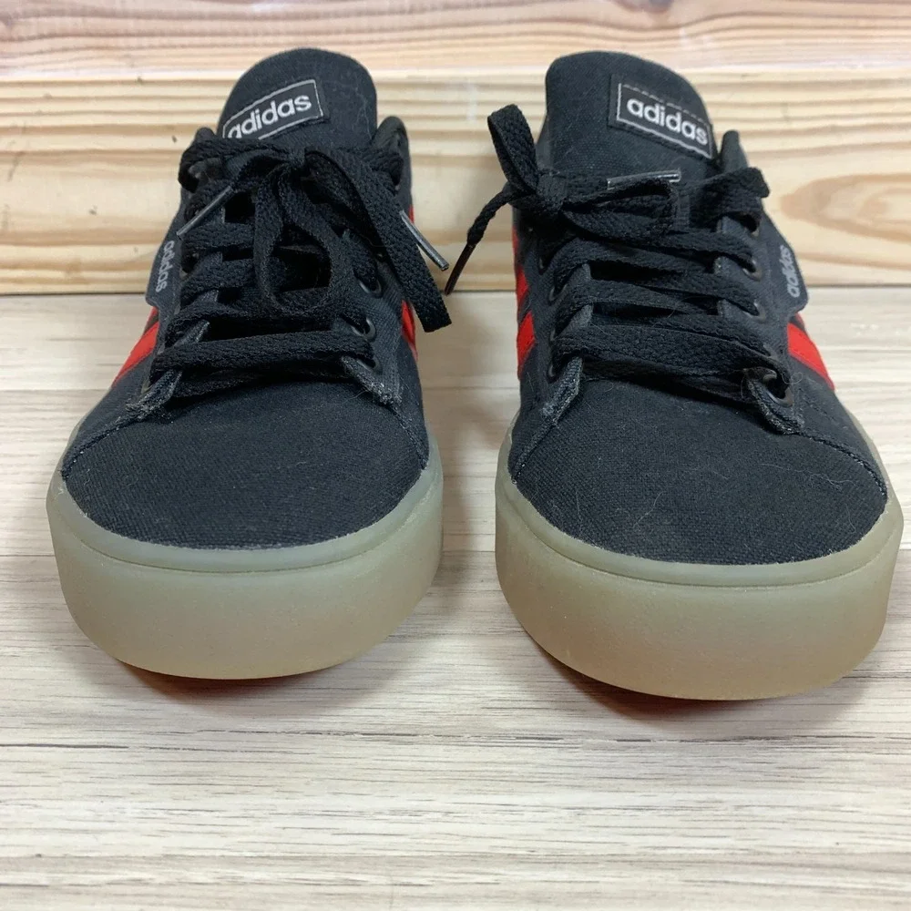 Adidas Daily Sneakers Men 6 Translucent Black Red SGC 753002 Athletic Skate Shoe